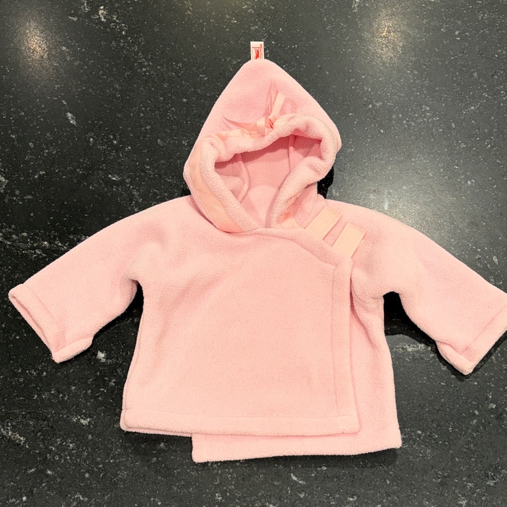 Widgeon Newborn Pink Hooded Jacket